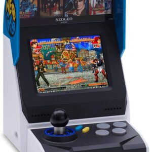 Gaming Consoles & Controllers – NEOGEO Mini International Edition, 40 SNK Classics, Including the King of Fighters, etc., Supports Large Screen HDMI Output/2 Gamepad Ports/Gifts for Adults and Children [SNK Licensed Product]