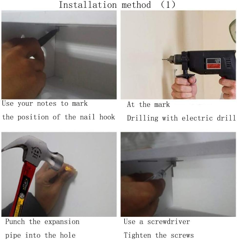 Streaming-Equipment - White Floating TV Shelf, Triple Layer Wall Mounted WiFi Router Stand, Set-Top Box Streaming Media Equipment Case – Bild 6