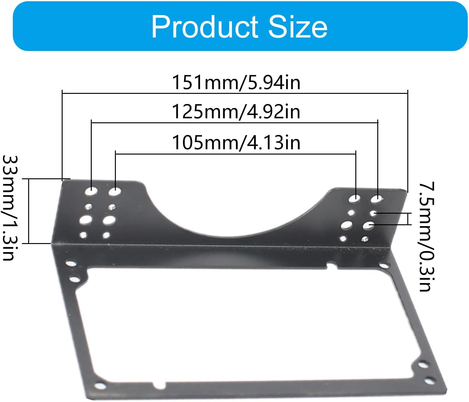 Gaming PC & Laptops - Werkzeuglose Halterung SFXs Power Bracket mit 12 cm/14 cm Lüfter Kompatibilität Metall Computer Chassis Teil Silents Cooling PC Mount Bracket – Bild 6