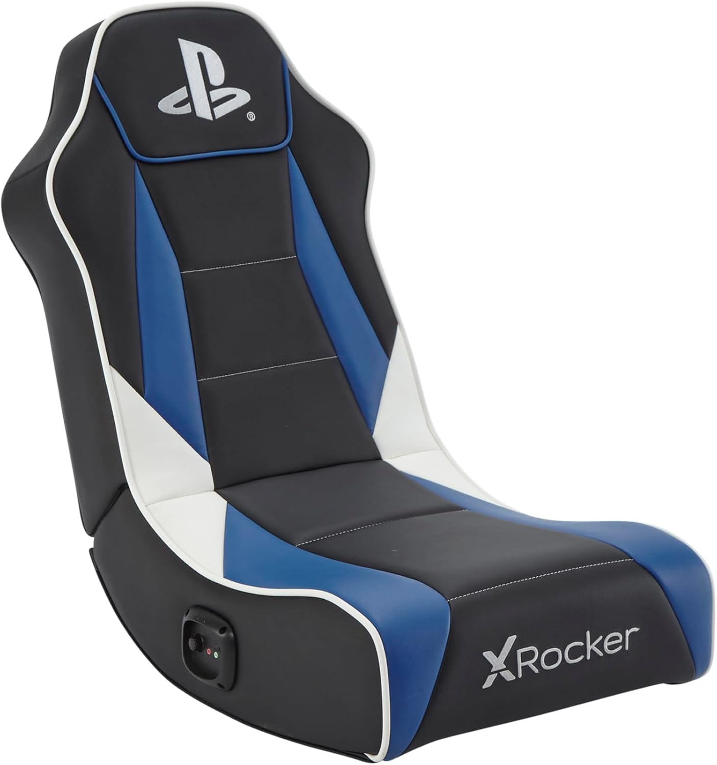 Gaming Chairs - X Rocker Sony Playstation 5 Ghost 2.0 Floor Rocker Gaming Chair with 2.0 Audio System PS5 Children's Chair