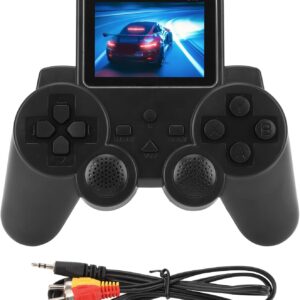 Gaming Consoles & Controllers – Handheld Gamepad Game Console, Retro Console with 3 Inch Screen and AV Cable for TV Connection. Single Player Battle Gaming Machine with Multiple Games