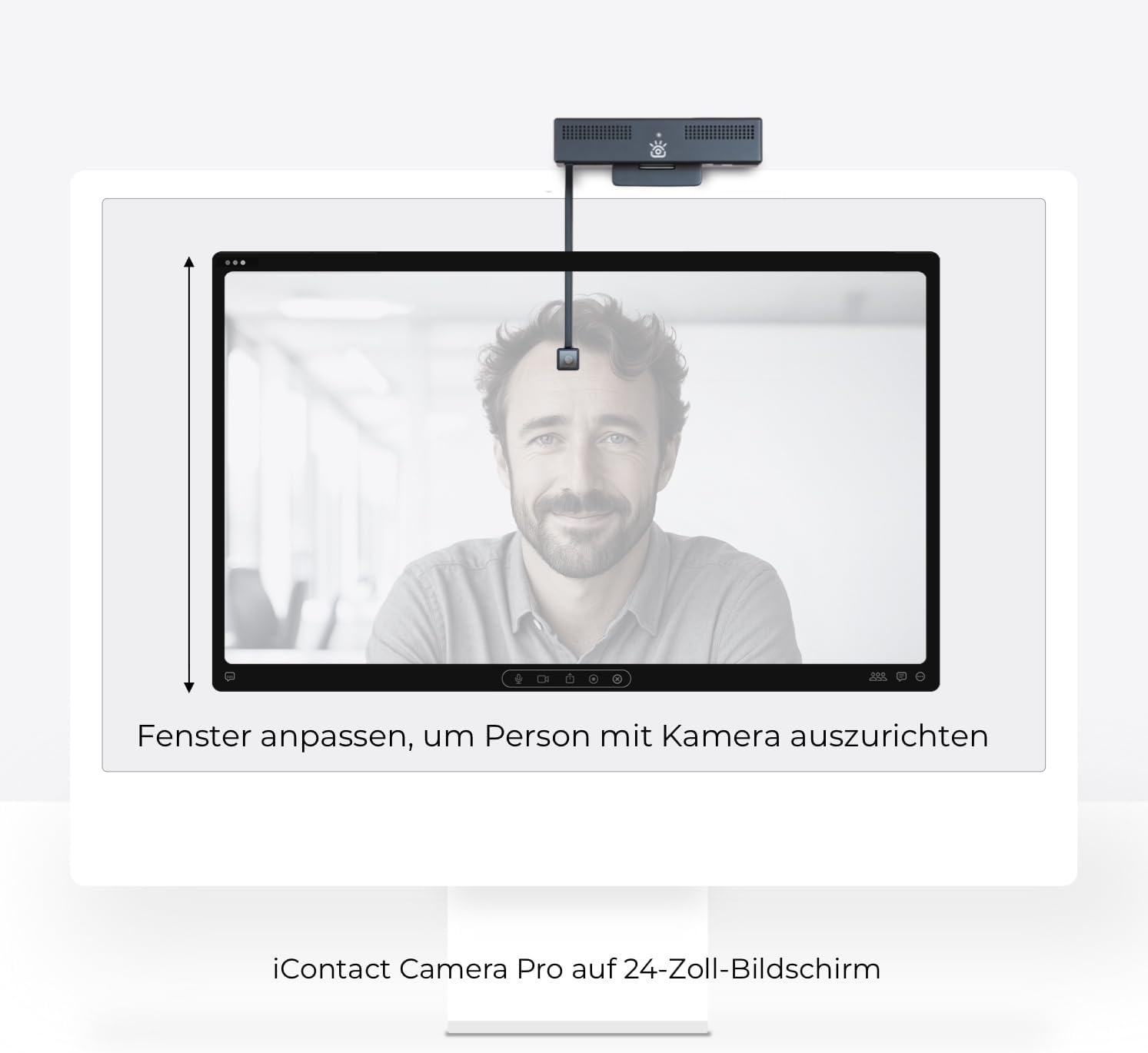 Webcam - Pro 4K HD Webcam mit Mikrofon und Sichtschutzklappe, Augenkontakt-Webcam, Plug&Play mit automatischer Lichtkorrektur, Laptop-PC-Kamera für Video-Streaming, Konferenzen – Bild 9