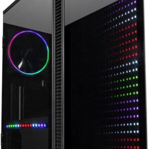 Gaming PC & Laptops – Gaming PC High End with Intel Core i7 7th Gen CPU | Nvidia GeForce RTX 3050 6GB | 32GB DDR4 RAM | 512GB SSD | Water Cooling | Windows 11 Pro | Infinity Glass Case | Gamer Gamer Computer