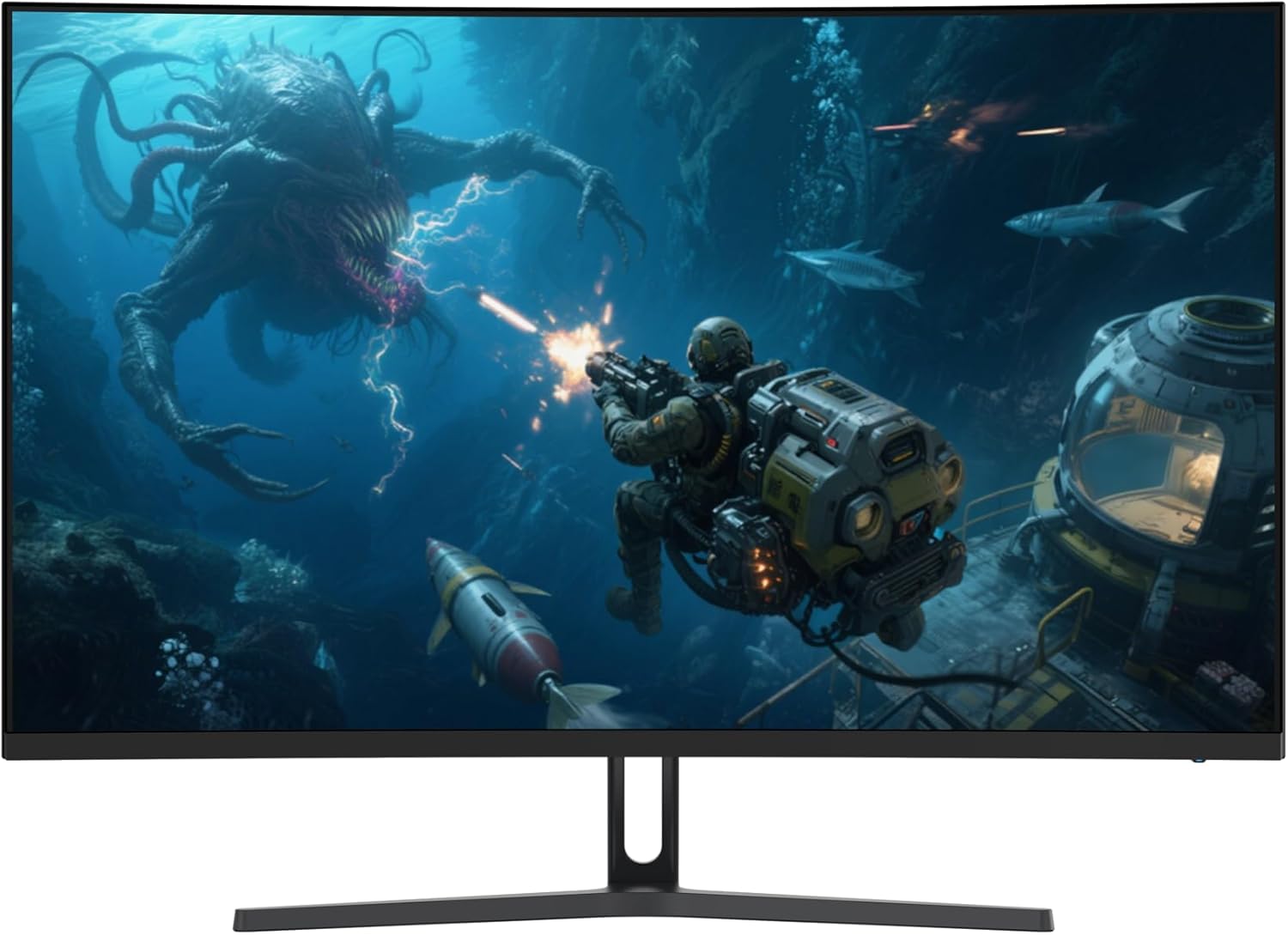 Gaming PC & Gaming Monitors - Amzfast AMZG32C1F Curved Gaming Monitor 32" 240Hz FHD 1ms MPRT Adaptive Sync sRGB 120% HDR Flicker Free Low Blue Light HDMI 2.0/DP 1.4 – Bild 10