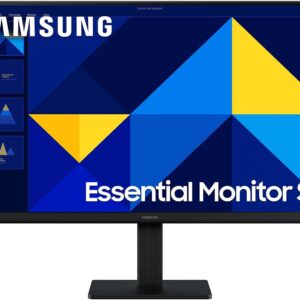 Gaming PC & Gaming Monitors – Samsung 27 Inch Essential S3 S30GD, Full HD 1080p (1920 x 1080), PC Monitor, Screen, 100 Hz, IPS Panel, Game Mode, Off Timer Plus, Eye Saver Mode, Flicker Free, LS27D304GAUXEN