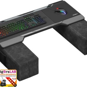 Gaming Consoles & Controllers – Couchmaster® Cycon, Ergonomic Cushion For Couch Gaming, Incl. Cushions, Black, Microfibre