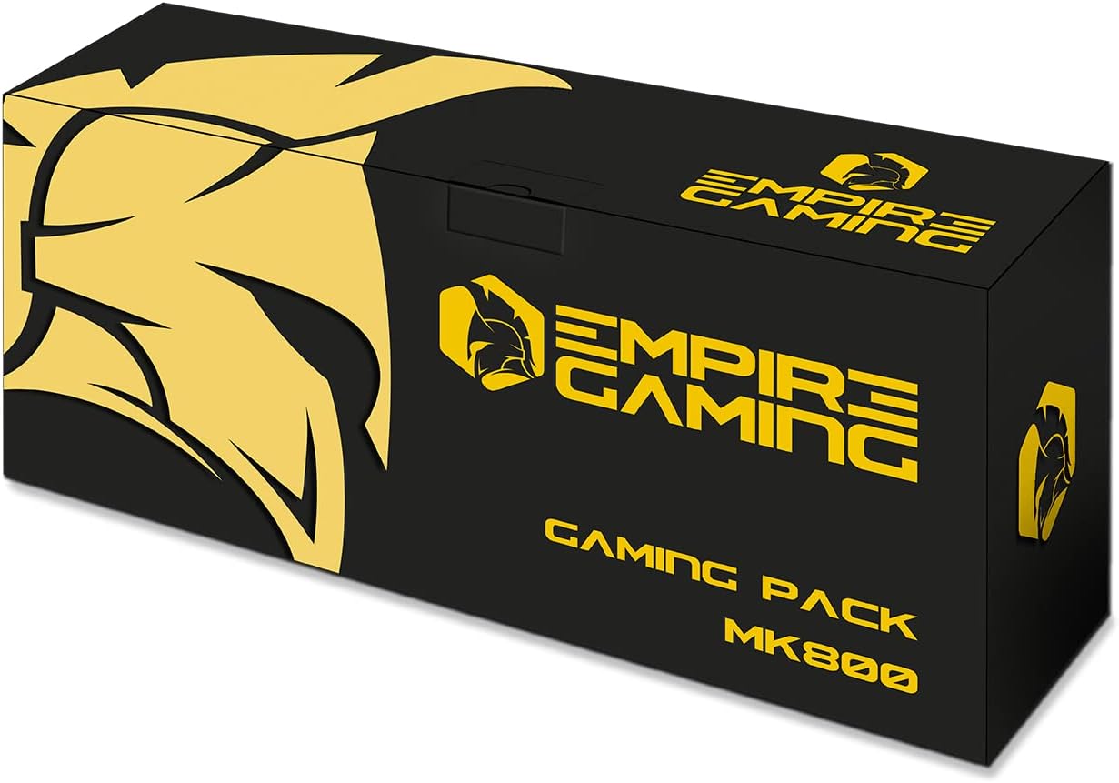 Gaming Tastatur & Maus - EMPIRE GAMING - Pack 3 in 1 MK800 - Gaming Keyboard QWERTZ German RGB 105 Keys 19 Anti-Ghosting Keys - Ergonomic RGB Gamer Mouse 2400 DPI Mouse Pad PC PS4 PS5 Xbox One/Series Mac – Bild 7