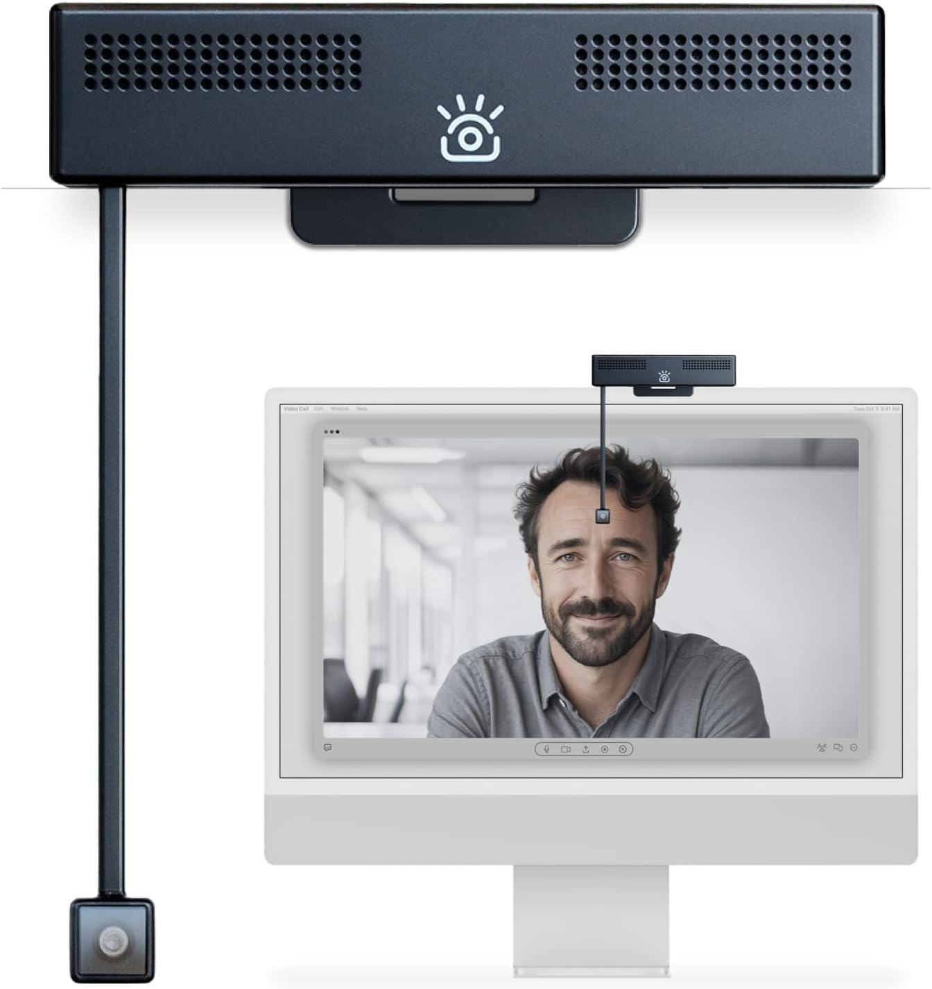 Webcam - Pro 4K HD Webcam mit Mikrofon und Sichtschutzklappe, Augenkontakt-Webcam, Plug&Play mit automatischer Lichtkorrektur, Laptop-PC-Kamera für Video-Streaming, Konferenzen