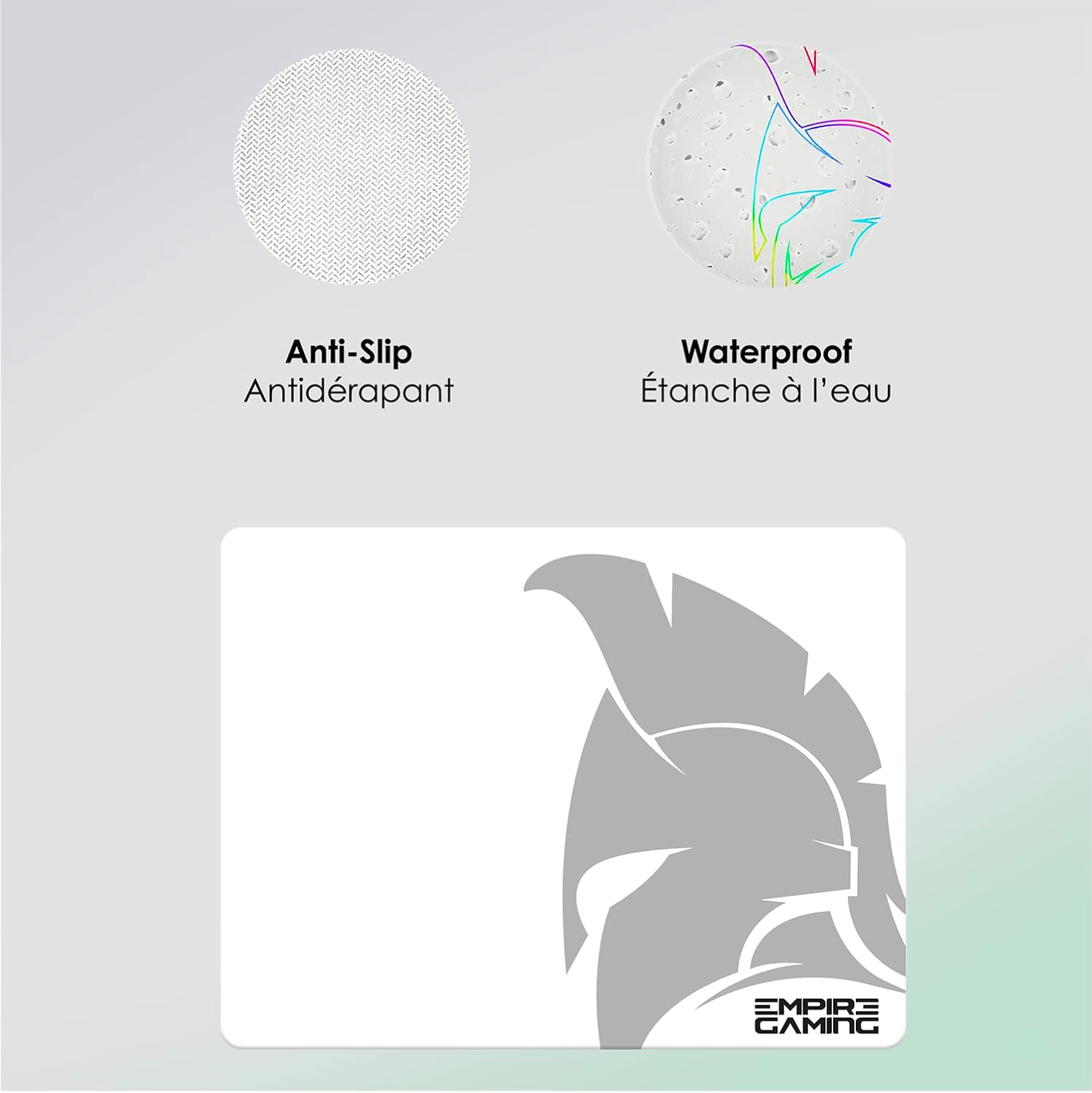 Gaming Tastatur & Maus - EMPIRE GAMING - Armor RF800 Wireless Rechargeable Gaming Keyboard and Mouse Set QWERTZ (German Layout) - Keyboard 2.4GHz RGB - Mouse 4800 DPI with Mouse Pad - PC PS4 PS5 Xbox One/Series Mac - White – Bild 6