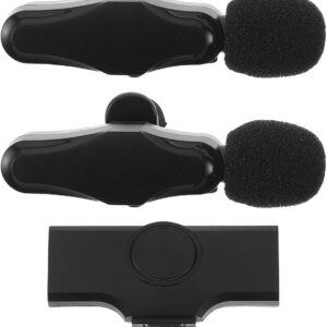 Streaming-Equipment – jojofuny 1 Set Wireless Lapel Microphone – USB Lavalier Microphone, Cordless Lapel Microphone for Live Streaming, Vlogging, Podcasts – Microphone for Phone Cameras