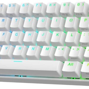 Gaming Tastatur & Maus – Redragon K530 Pro Draconic 60% BT/Wired/2.4GHz Wireless Mechanical Keyboard, 61 Keys, Hot Swappable RGB Gaming Keyboard with Clicky Blue Switch, for Windows/Mac/Android