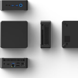 Gaming PC & Laptops – shinobee difinity High-End Gaming Mini PC, Ryzen9 6900HX 16 Threads 4.9 GHz, Radeon RX 680M 8GB, 32GB DDR5, 1TB SSD, WLAN, Bluetooth, USB C, Windows 11 Prof. 64, MS Office, 8037