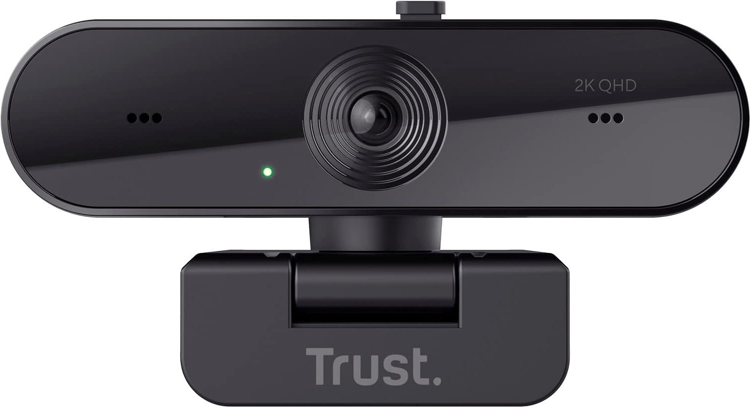 Webcam - Trust Taxon 2K QHD Webcam Made of 85% Recycled Plastic, 2560 x 1440p USB Camera PC with Cover, Auto Focus, Wide Angle, 2 Microphones, Video Camera for Conferences, Video Calls, Skype, Teams, Zoom – Bild 10