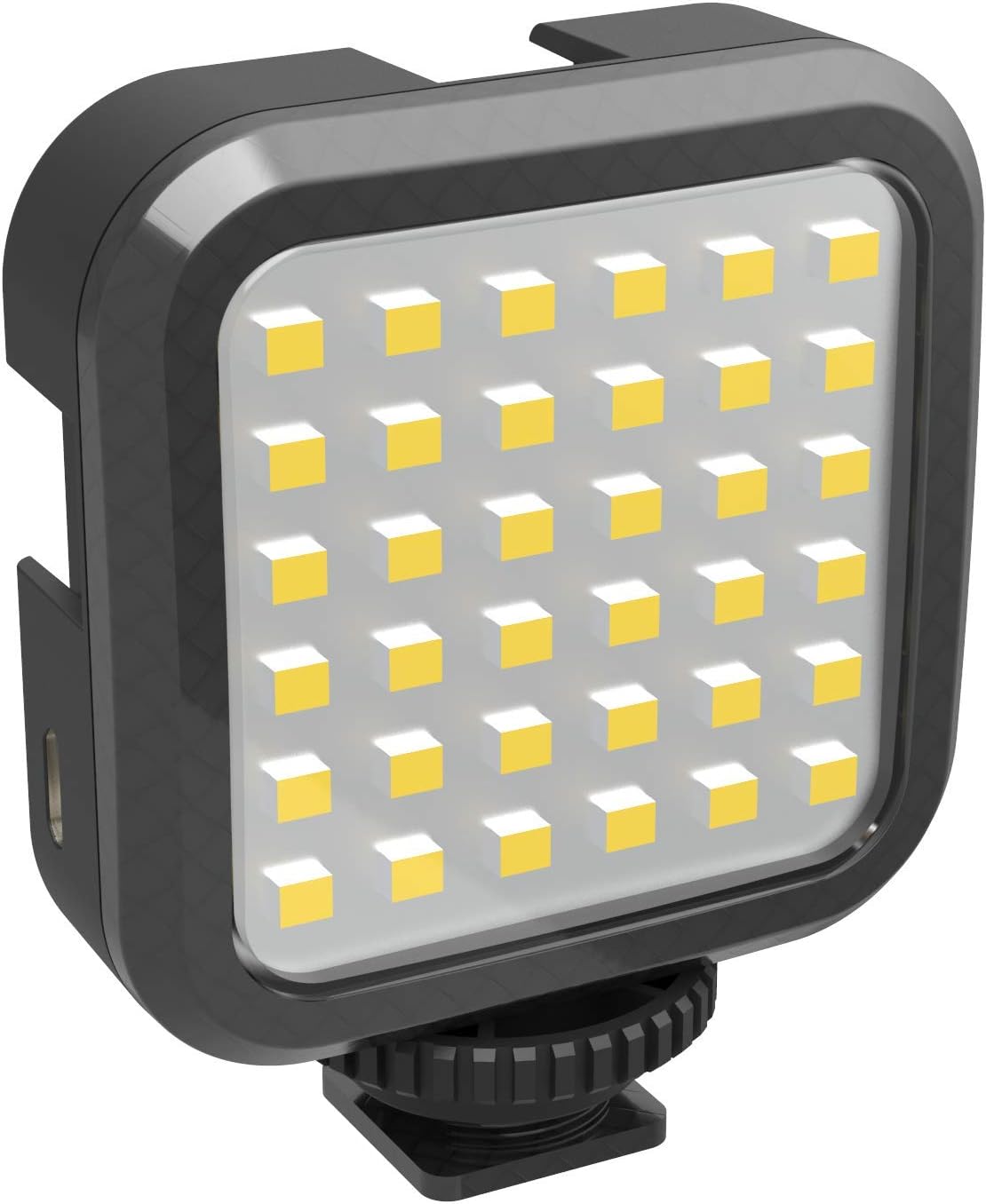 Streaming-Equipment - DigiPower Vlogging Set Like Me with LED Video Light + Microphone + Mobile Phone Holder + Handgrip / Mini Tripod Compatible with Smartphones for TikTok, YouTube, Live Streaming and Meetings – Bild 3