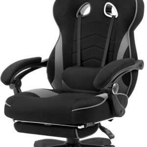 Gaming Chairs – Woltu Gaming Chair #1649 Racing Chair Office Chair Desk Chair Sports Seat with Headrest and Lumbar Cushion with Footrest Height-Adjustable