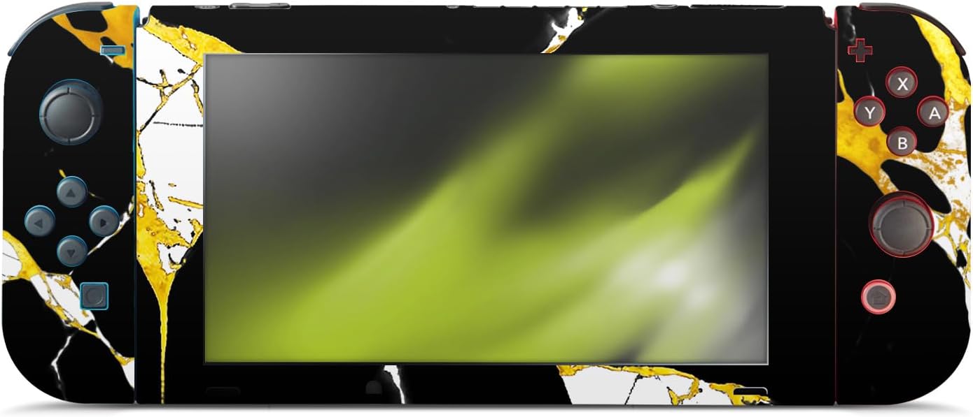 Gaming Consoles & Controllers - Head Case Designs Official NFL Marble Shield Vinyl Skin Gaming Sticker Decal Cover Compatible with Nintendo Switch Console & Dock & Joy-Con Controller Bundle – Bild 2