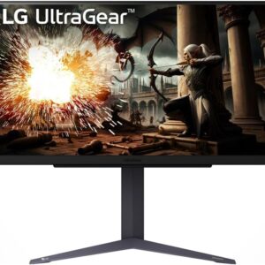 Gaming PC & Gaming Monitors – LG Ultragear™ 27GS75Q-B.AEU Gaming PC Monitor 68.5 cm, IPS Panel, QHD Resolution (2560 x 1440), 1 ms, 180Hz (200Hz O/C), sRGB99% (CIE1931), AMD FreeSync, Compatible with NVIDIA G-Sync