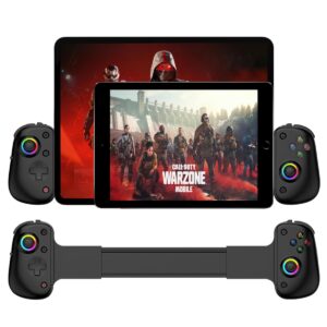 Gaming Consoles & Controllers – Megadream Game Controller for iOS/Android, Support iPad Pro 13 inch, Phone Tablet Wireless Gaming Controller Bluetooth Gamepad for PC Switch Xbox PS4 for COD, Cloud Gaming/Direct Play (Black)