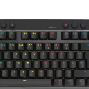 Gaming Tastatur & Maus – Logitech G PRO X TKL Rapid Tenkeyless Wired Gaming Keyboard with Magnetic Analog Switches, Rapid Trigger Mode, Adjustable Shutter Release and Adjustable RGB Lighting, QWERTZ DE – Black