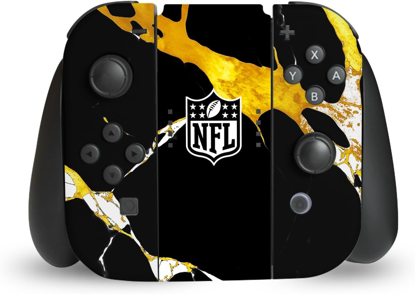 Gaming Consoles & Controllers - Head Case Designs Official NFL Marble Shield Vinyl Skin Gaming Sticker Decal Cover Compatible with Nintendo Switch Console & Dock & Joy-Con Controller Bundle – Bild 5