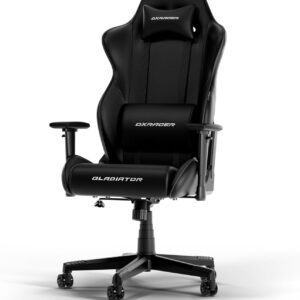 Gaming Chairs – DXRacer Gladiator L Black PVC Leather Original Gaming Chair