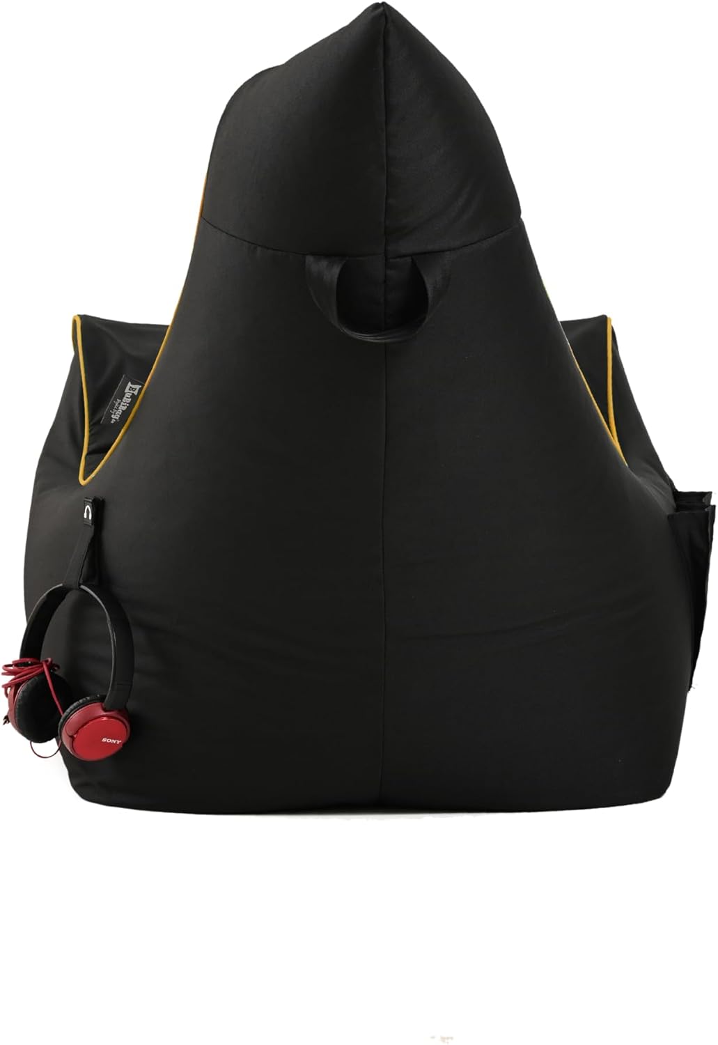 Gaming Chairs - BuBiBag Gaming Bean Bag for Gaming with Connection for Charging & Bags, Holder, Game Chair for Children and Adults, Beanbag Indoor and Outdoor - Flash Bag (Anthracite/Neon Yellow) – Bild 6