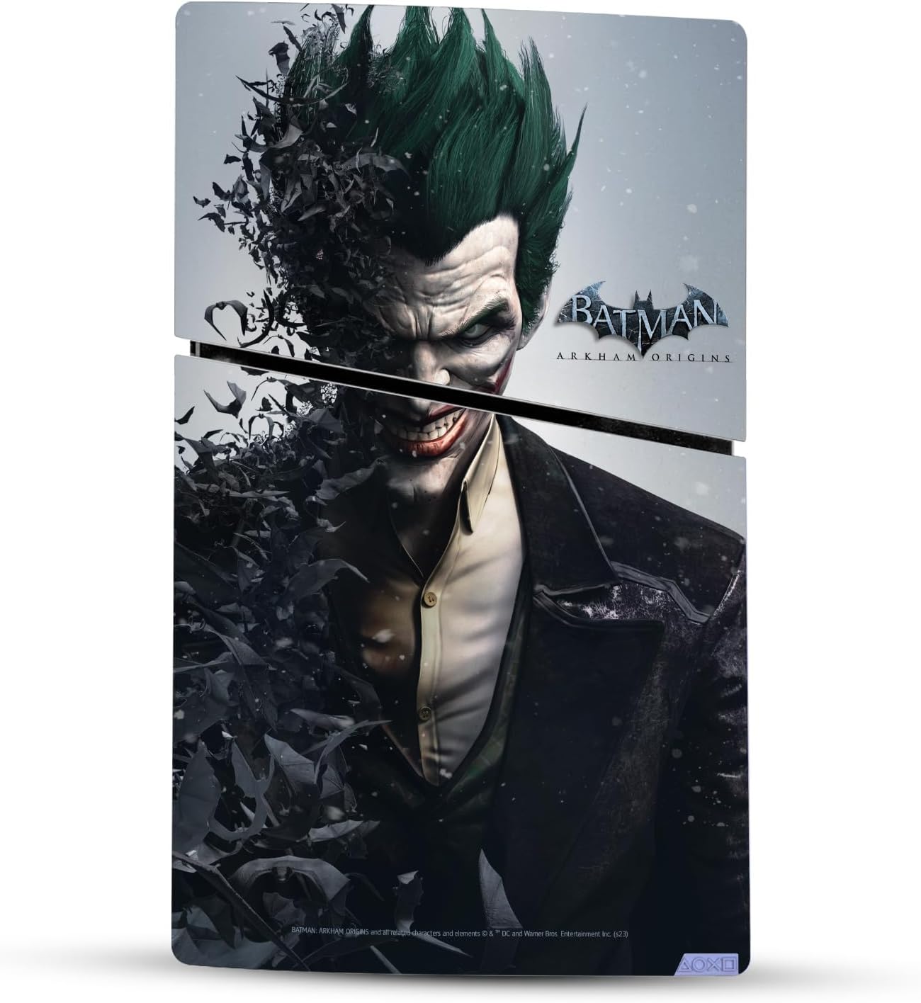 Gaming Consoles & Controllers - Head Case Designs Official Batman Arkham Origins Joker Key Art Vinyl Skin Gaming Sticker Decal Cover Compatible with Sony Playstation 5 PS5 Slim/Pro Digital Edition Console – Bild 3