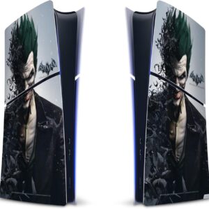 Gaming Consoles & Controllers – Head Case Designs Official Batman Arkham Origins Joker Key Art Vinyl Skin Gaming Sticker Decal Cover Compatible with Sony Playstation 5 PS5 Slim/Pro Digital Edition Console