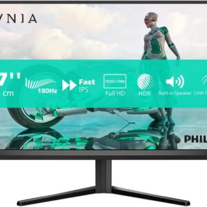 Gaming PC & Gaming Monitors – Philips Evnia 27M2N3200S – 27 Zoll FHD Monitor, 180 Hz, 1 ms, FreeSync Prem., G-Sync comp., HDR10 (1920×1080, DisplayPort, HDMI) schwarz/grau