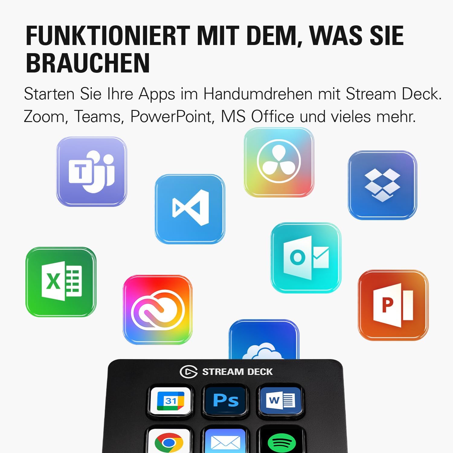 Streaming-Equipment - Elgato Stream Deck Mini - Compact Studio Controller, 6 Macro Keys, Triggering Action in Apps and Software such as OBS, Twitch, YouTube and Others for Mac and PC – Bild 8