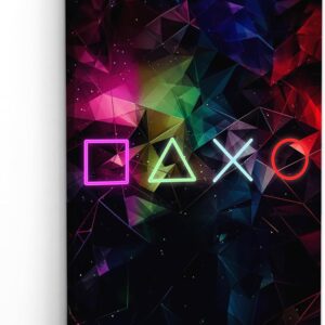 Gaming Consoles & Controllers – MuchoWow© Wall Pictures 40 x 60 cm Living Room Wall Decoration Bedroom Room Decoration Photo Wall Room Decoration on Wall Decoration Wall Art Modern Gaming Console Game