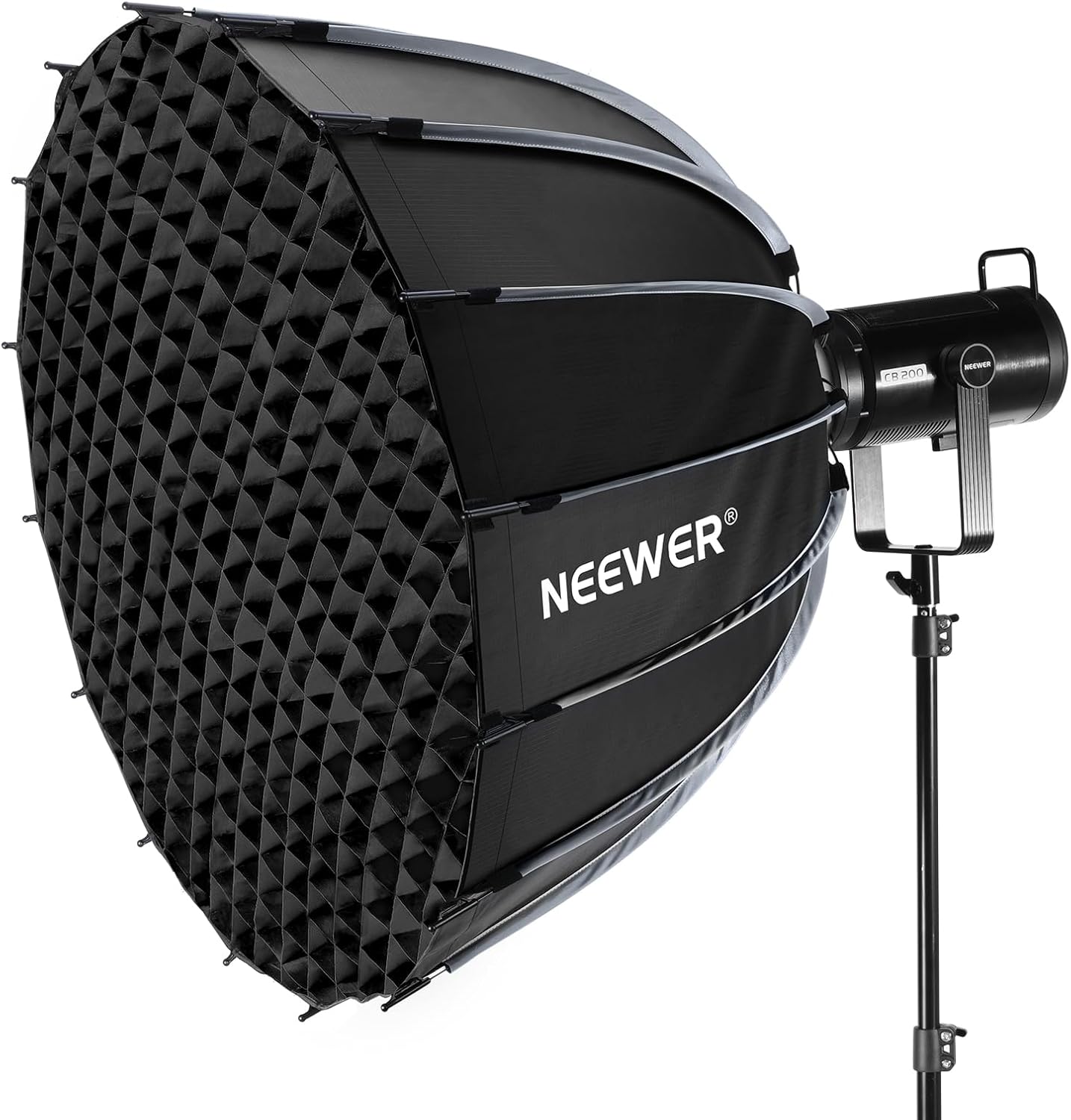 Streaming-Equipment - NEEWER Parabol Softbox Set, 35.4 Inch Softboxes with Bowens Mount and Light Diffusers for Studio, Video, Streaming Lighting, Compatible with Aputure 120d, Compatible with Godox SL60w, NS72P