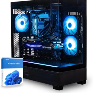 Gaming PC & Laptops – dcl24 Highend Streaming PC Ultra 9 285K, RTX5080, 64GB RAM, 2TB SSD, Gamer with 24 x 3.7 GHz, WiFi, Windows 11 Pro Gaming for Streamers [20317]