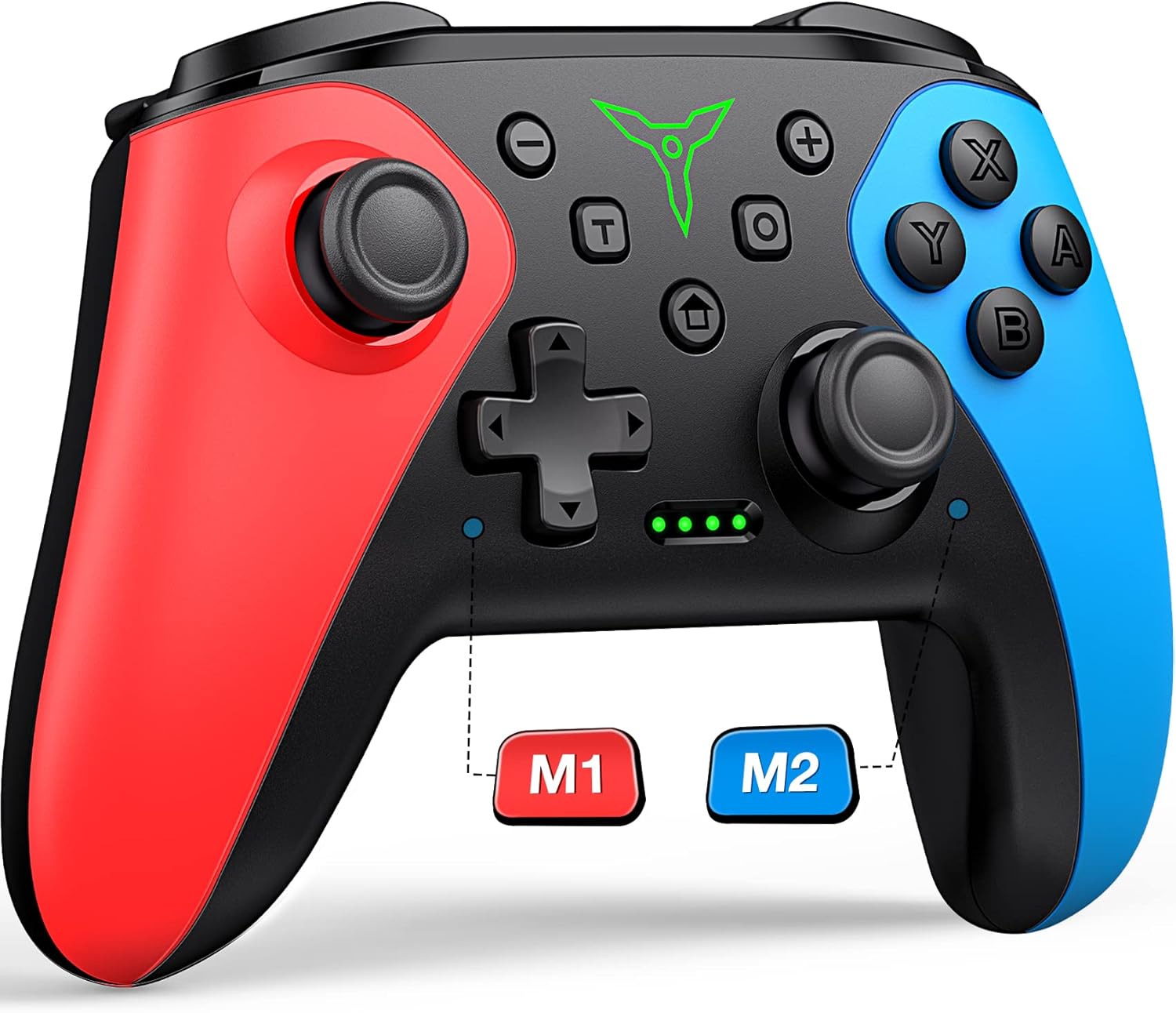 Gaming Consoles & Controllers - Switch Controller, Pro Controller Switch with Precise Control, Turbo, Macro, Wake Up Function, Dual Motors Vibration, Wireless Pro Switch Controller for Switch/Lite/OLED Console