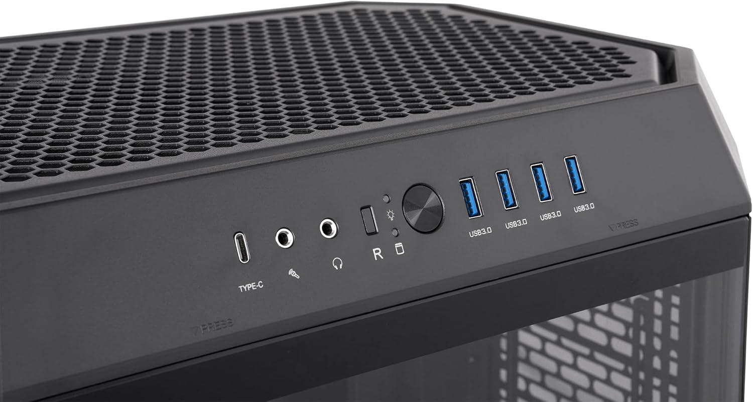 Gaming PC & Laptops - Thermaltake The Tower 600 Mid Tower Chassis, Hidden Connector, Black – Bild 5