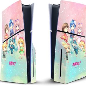 Gaming Consoles & Controllers – Head Case Designs Official Hatsune Miku Characters Graphics Vinyl Skin Gaming Sticker Decal Cover Compatible with Sony Playstation 5 PS5 Slim/Pro Disc Edition Console
