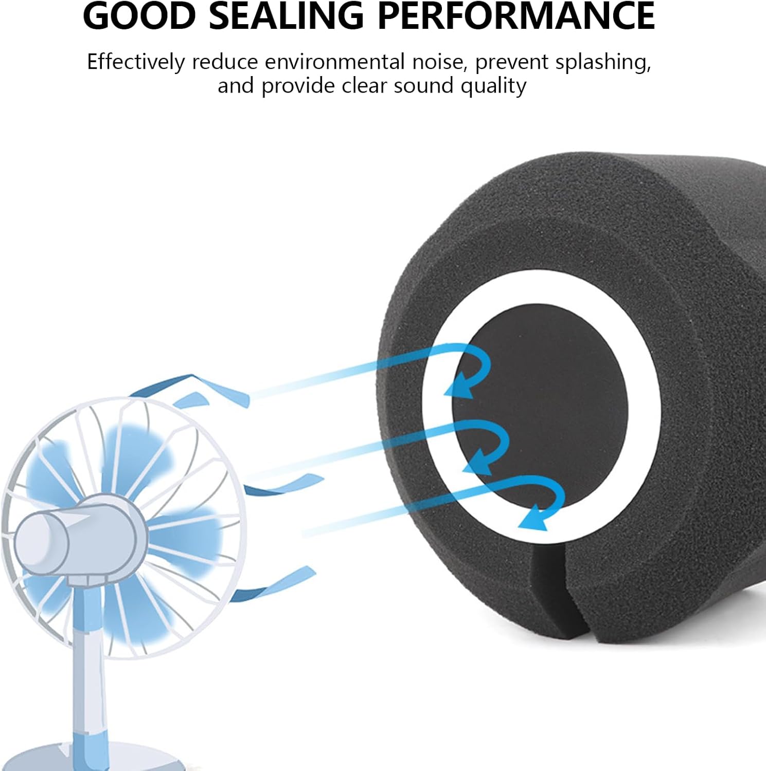 Streaming-Equipment - Tragbarer Schallschutzschirm für Mikrofone, Geräuschkerzen-Ausrüstung für Live-Streaming und Karaoke – Bild 8