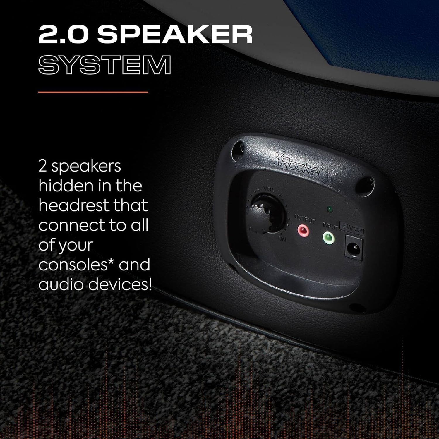 Gaming Chairs - X Rocker Sony Playstation 5 Ghost 2.0 Floor Rocker Gaming Chair with 2.0 Audio System PS5 Children's Chair – Bild 6