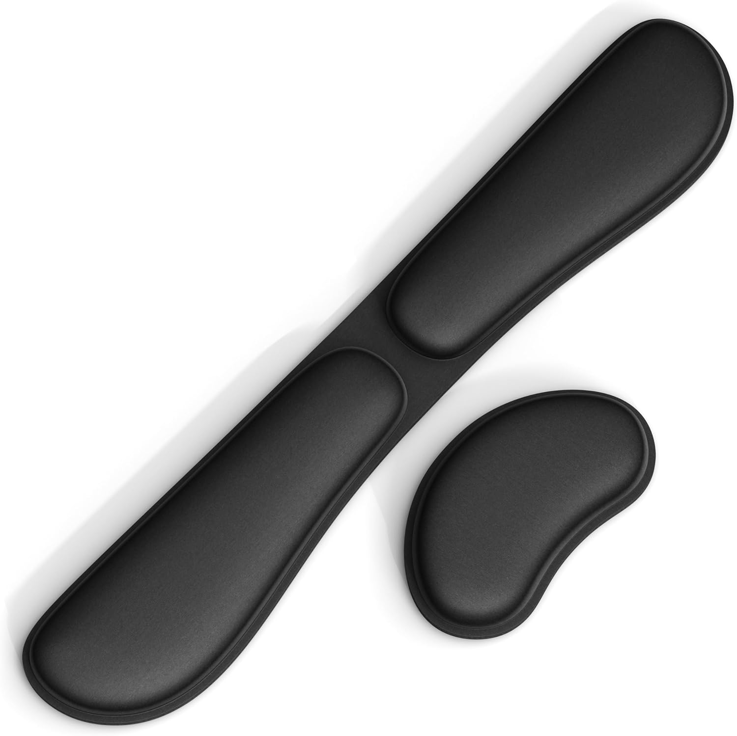 Gaming Tastatur & Maus - Gomin Wrist Rest for Keyboard and Mouse - Ergonomic Wrist Support Set Non-Slip - Foldable Memory Foam Wrist Rest - Keyboard Pad Ergonomic and Comfortable for Office and Home Office