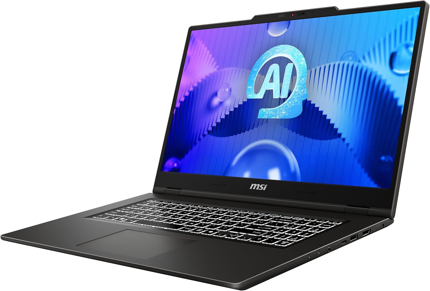 Gaming PC & Laptops - MSI Venture 17 AI, Business Laptop, Core Ultra 7 Processor, 17.3 Inch Full HD Display, Arc Graphics, 16 GB RAM, 512 GB SSD, Windows 11 Home, QWERTZ Keyboard, A1MG-006 – Bild 6