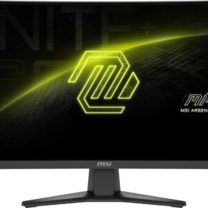 Gaming PC & Gaming Monitors – MSI, MAG 275CQF E18, 27 Inch, WQHD, 2560 x 1440, 1500R, Gaming Monitor, Rapid VA, 180 Hz, 0.5 ms, HDR-Ready, Eye Care, HDMI 2.0b, DP 1.4a, Frameless, Tilt Adjustable, VESA Mount, Black