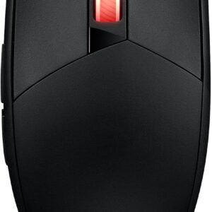 Gaming Tastatur & Maus – ASUS ROG Strix Impact III Wireless Gaming Mouse Black (Optical Sensor ROG AimPoint, ROG SpeedNova Wireless, Bluetooth, Long Battery Life, ROG Omni Receiver: Keyboard and Mouse via a Dongle)