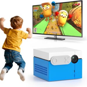 Gaming Consoles & Controllers – KINHANK MotionX Motion Controlled Game Console for Children, Latest Video Game Console, Parent-Child Interaction, Ongoing New Games, No Subscription Fees & Controller, Toy Gift for Children from 3 Years