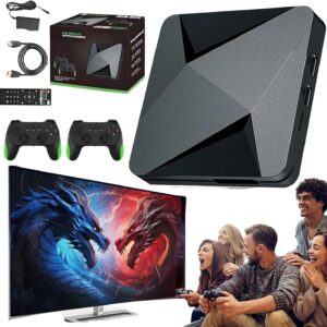 Gaming Consoles & Controllers – Retrowave G13 Ultra 100,000 Games, Retrowave G13 Pro Game Box 4K, Retro Game Console, Retro Game Console, Plug & Play, Supports Over 40 Emulators (2 Handles 64GB (37000+ Games)