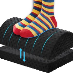 Gaming Chairs – Foot Rest Under Desk – Desk Foot Rest with 2 Adjustable Heights – Ergonomic Footrest for Office Chair & Gaming Chair – Foot Stool for Home Airplane Car