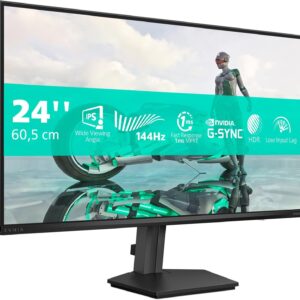 Gaming PC & Gaming Monitors – PHILIPS Evnia 24M2N3200NF – 24 Inch Full HD Gaming Monitor, 144 Hz, 1 ms MPRT, FreeSync, G-Sync Comp. (1920 x 1080, HDMI 2.0, DisplayPort 1.4) Black