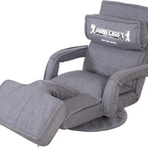 Gaming Chairs – Minecraft Gaming Swivel Chair with Adjustable Backrest and Keynote Holder