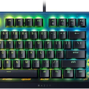 Gaming Tastatur & Maus – Razer BlackWidow V4 X – Fortnite Edition Mechanische Gaming-Tastatur mit RGB (Yellow Switches, 6 eigene Makro-Tasten, Doubleshot-ABS-Tastenkappen) QWERTY US-Layout | Fortnite
