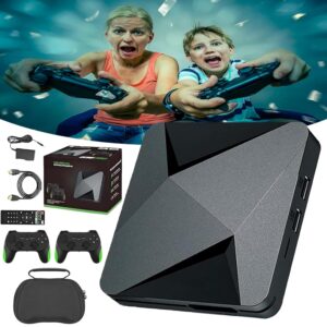 Gaming Consoles & Controllers – Gienslru 2026 Neu Retrowave G13 Ultra, G13 Konsole, 4k 120,000 Games, Portable Plug & Play Video Games with 2 Wireless Dual Controllers, TV/PC/Projector (64GB+2 Gamecontroller)