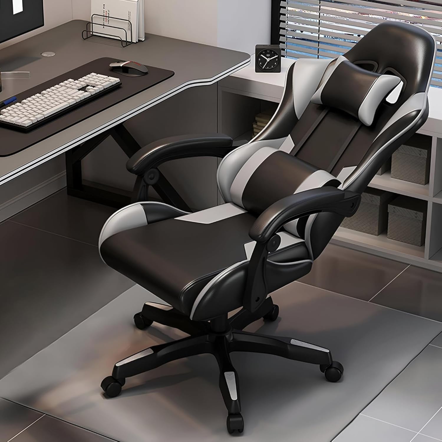 Gaming Chairs - Bayt Gaming Chair - Gaming Chair - Gaming Chair - Game Chair - Ergonomic Office Chair - Black - Adjustable – Bild 2